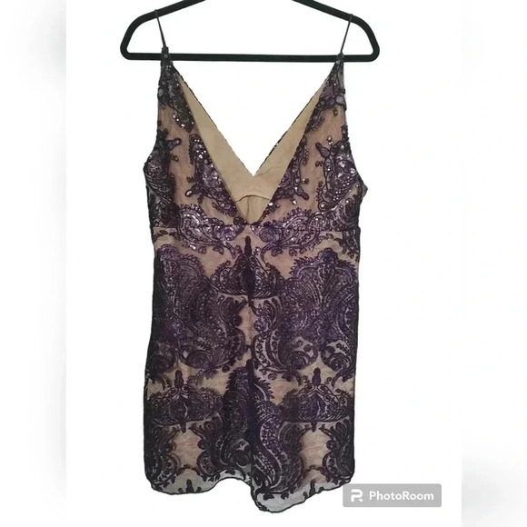 Night Shimmers Sequin Mini Dress - Picture 4 of 4